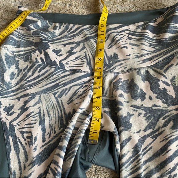 Adidas x Zoe Saldana Primegreen AEROREADY 7/8 Tights Leggings Blue Oxide: 3X - Picture 6 of 12